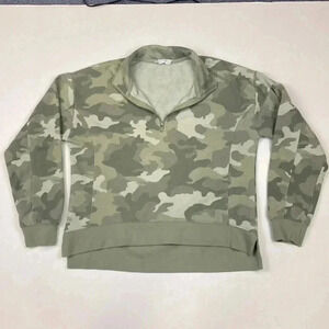 Hippie Rose cropped quarter zip